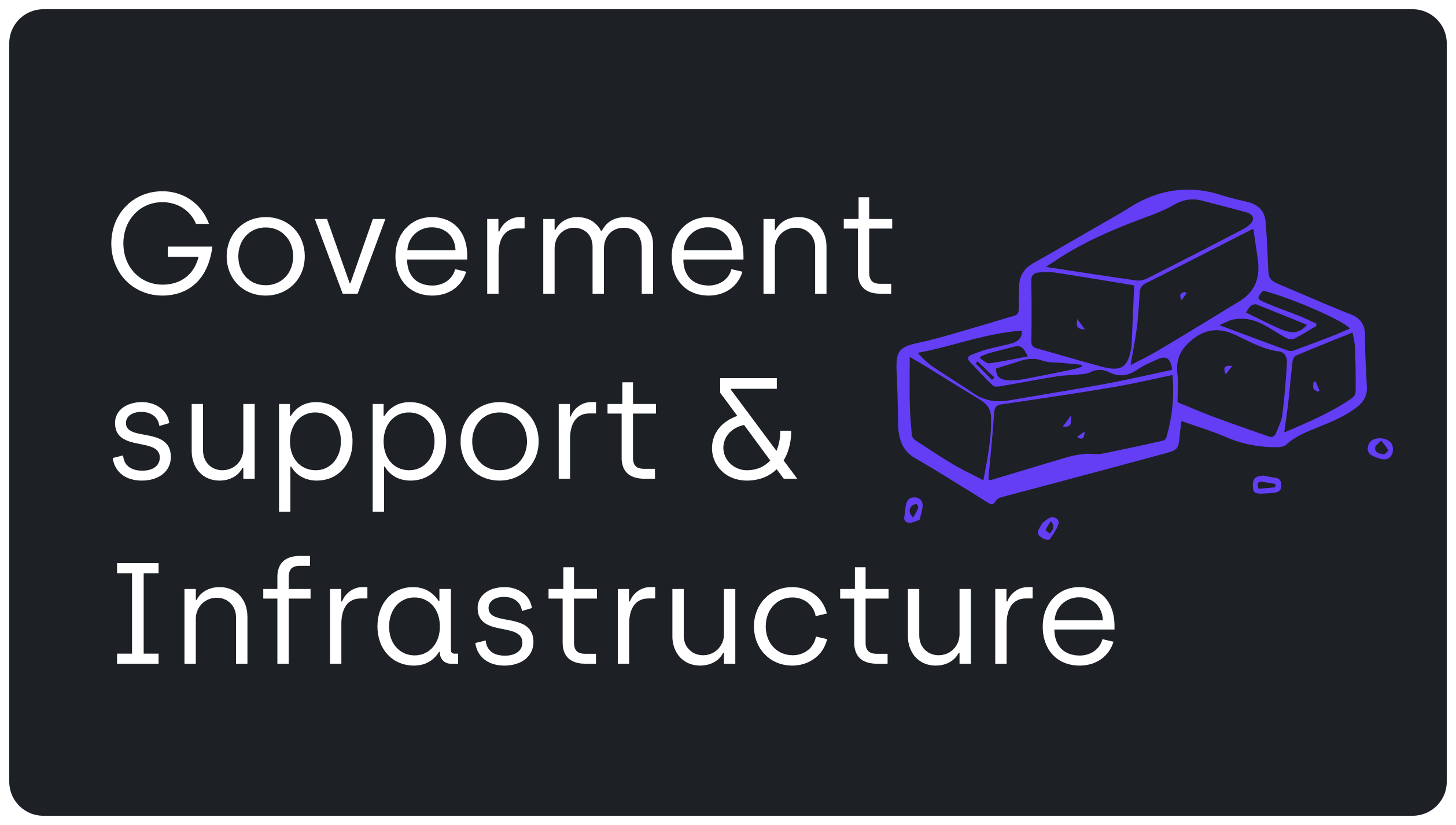 Gov support & Infrastructure